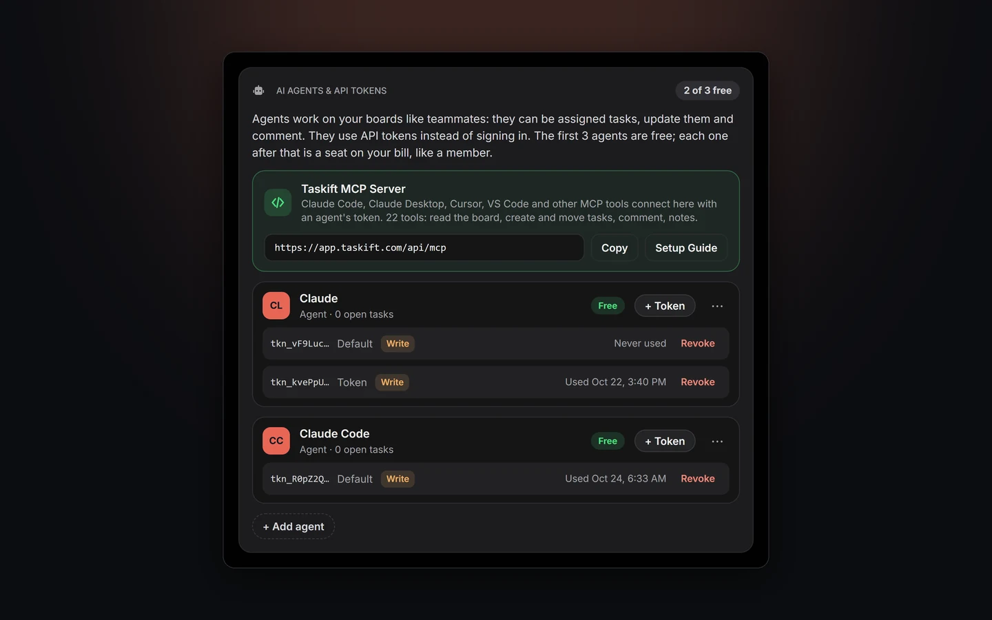 Connect Claude, Cursor or VS Code to your board with MCP